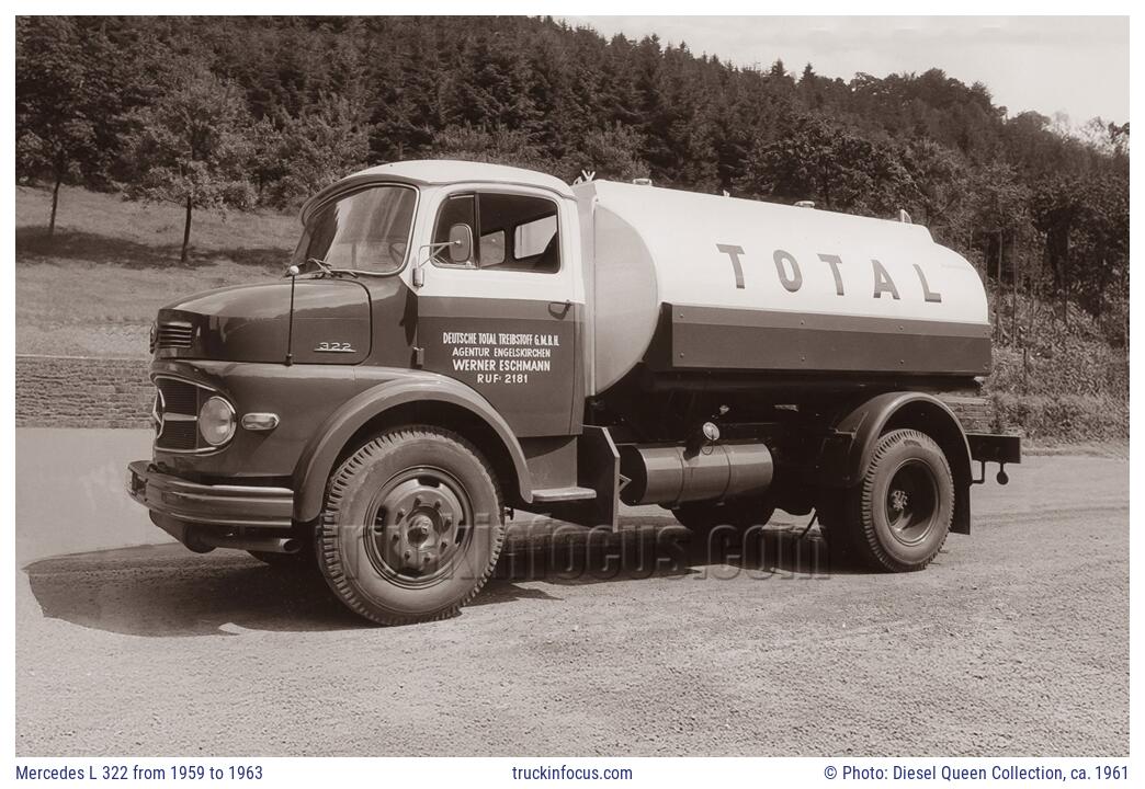 Mercedes L 322 from 1959 to 1963 Photo ca. 1961