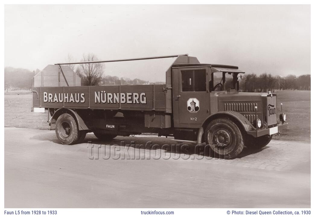 Faun L5 from 1928 to 1933 Photo ca. 1930